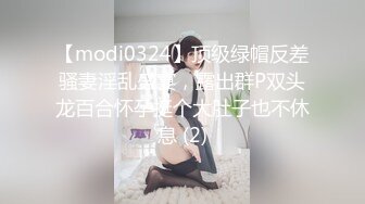 【modi0324】顶级绿帽反差骚妻淫乱盛宴，露出群P双头龙百合怀孕挺个大肚子也不休息 (2)