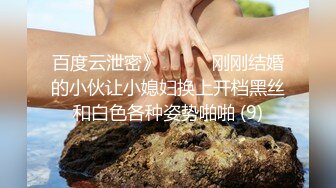 百度云泄密》☀️☀️刚刚结婚的小伙让小媳妇换上开档黑丝和白色各种姿势啪啪 (9)