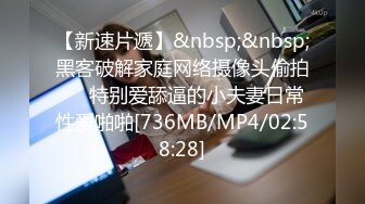 【新速片遞】&nbsp;&nbsp;黑客破解家庭网络摄像头偷拍❤️特别爱舔逼的小夫妻日常性爱啪啪[736MB/MP4/02:58:28]