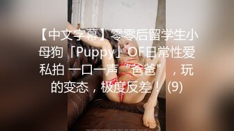 【中文字幕】零零后留学生小母狗「Puppy」OF日常性爱私拍 一口一声“爸爸”，玩的变态，极度反差！ (9)