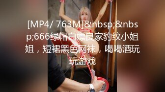 [MP4/ 763M]&nbsp;&nbsp;666绿帽白嫖良家豹纹小姐姐，短裙黑色网袜，喝喝酒玩玩游戏