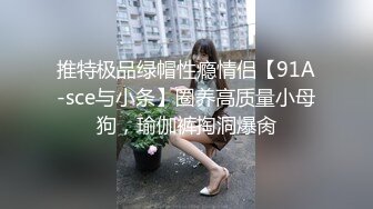 推特极品绿帽性瘾情侣【91A-sce与小条】圈养高质量小母狗，瑜伽裤掏洞爆肏